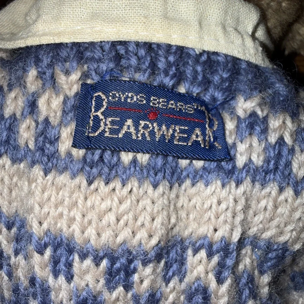 Vintage Boyds Bear Tyler Summerfield 1990-1996 Plush Blue Sweater Plaid Pants